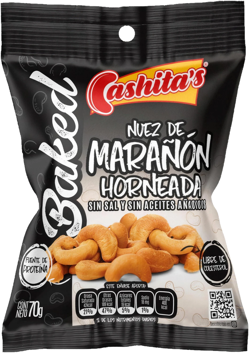 Bolsa de Nuez de marañón horneada Cashitas
