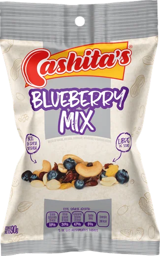Empaque de Blueberry Mix Cashitas