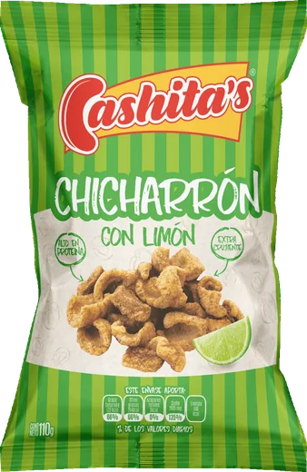 Empaque de Chicharrón con limón Cashitas