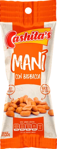 Empaque de Maní barbacoa Cashitas