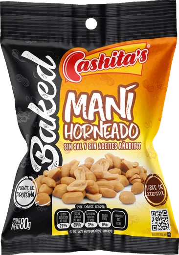 Empaque de Maní horneado Cashitas