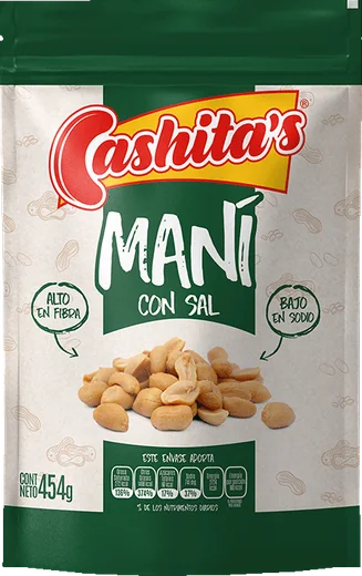 Empaque de Maní con sal Cashitas