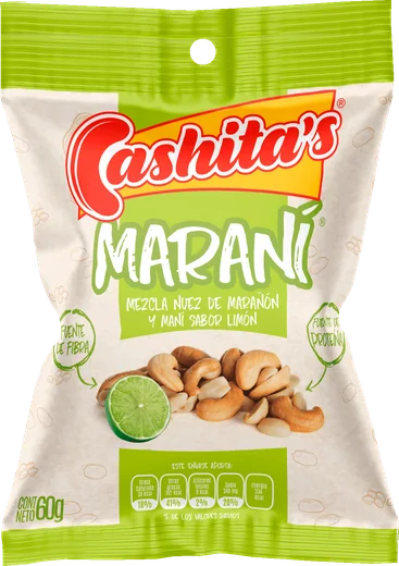 Empaque de Maraní con limón y sal Cashitas