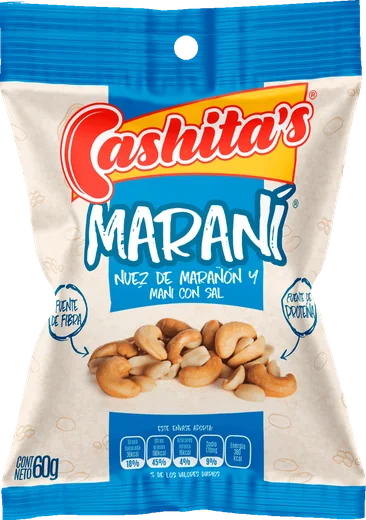 Empaque de Maraní con sal Cashitas