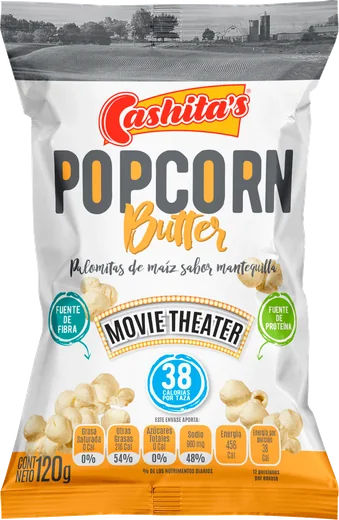 Empaque de Popcorn Mantequilla Cashitas