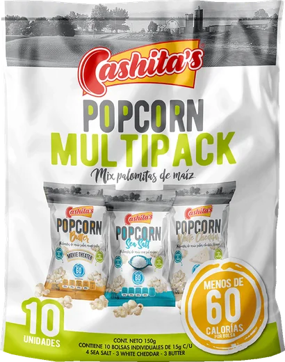 Empaque de Popcorn Multipack Cashitas