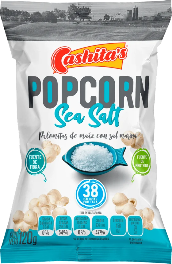 Empaque de Popcorn Sea Salt Cashitas