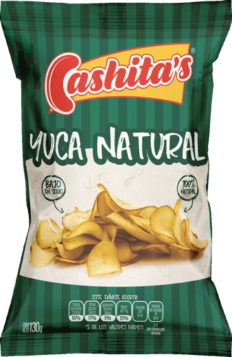 Empaque de Yuca natural Cashitas